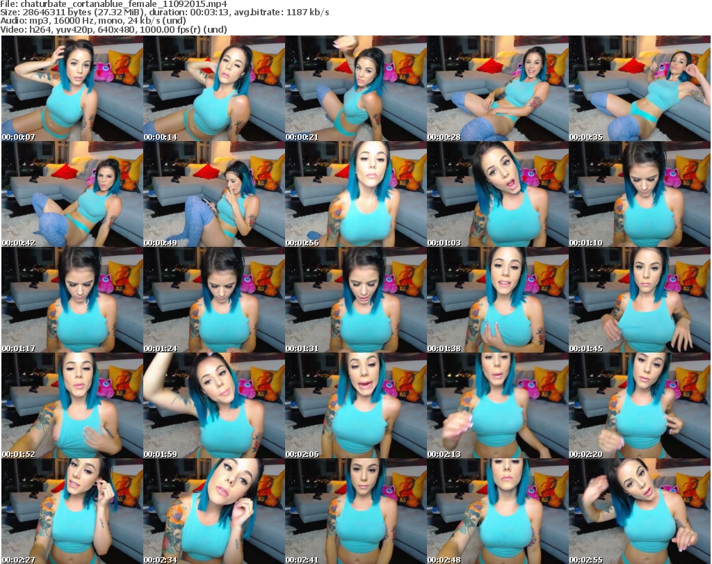 Webcam Archiver - Download File: chaturbate cortanablue from. 