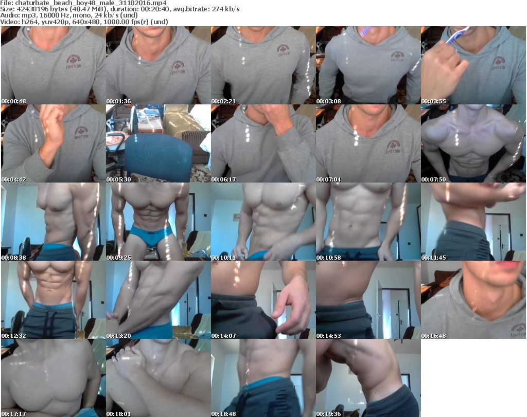Download Or Stream File: chaturbate beach boy48 31 October 2016