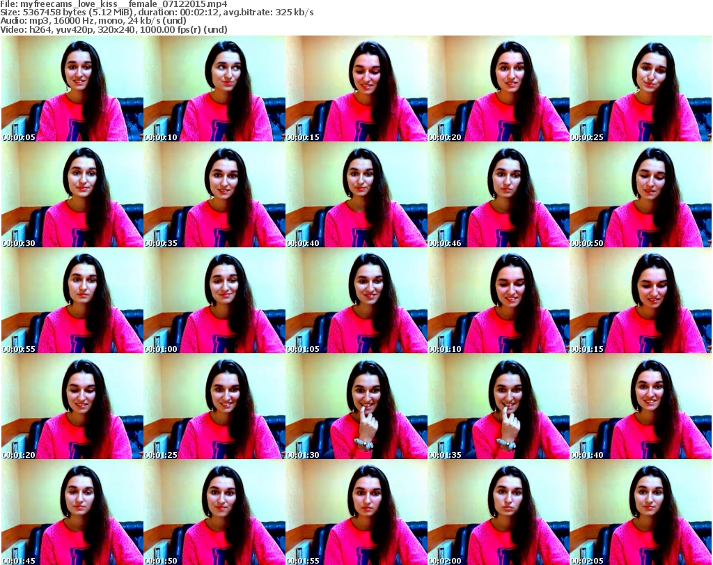 Webcam Archiver - Profile of Love kiss Cam Public Webcam Sho 