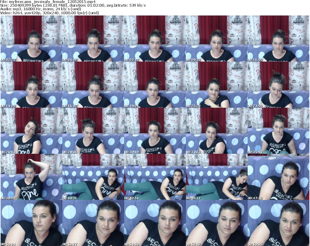 Download Or Stream File: myfreecams jessiealy 12 May 2015
