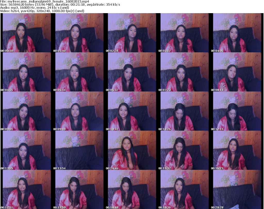 Download Or Stream File: myfreecams indianqtpie69 16 August 2015