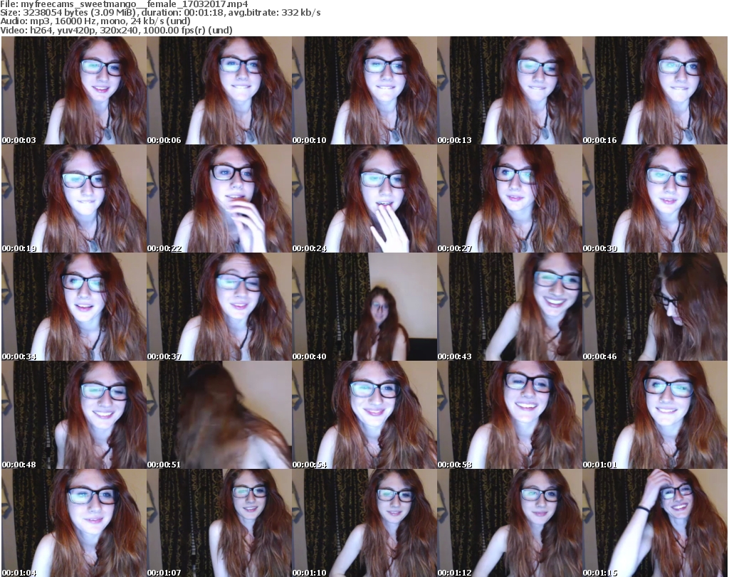 Webcam Archiver - Profile of Sweetmango Cam Public Webcam Shows Page: