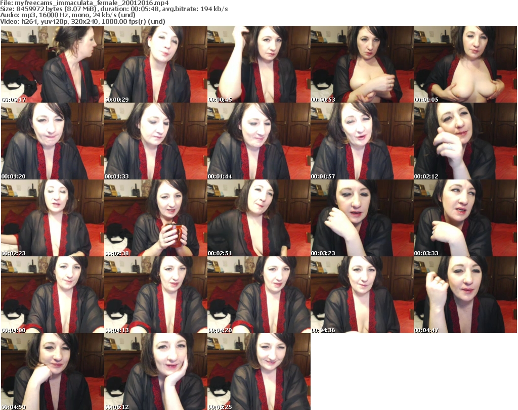 Download Or Stream File: myfreecams immaculata 20 January 2016