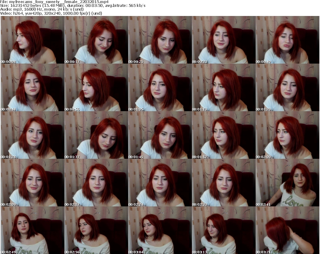 Download Or Stream File: myfreecams foxy sweety  22 March 2015