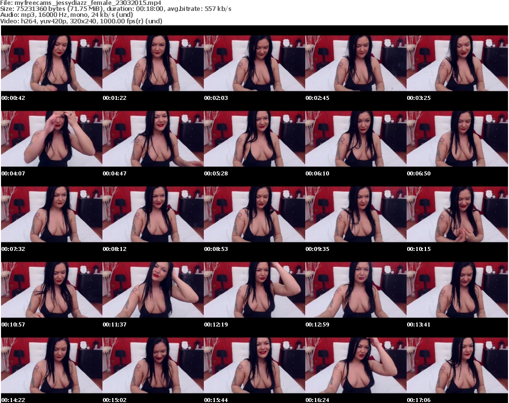Download Or Stream File: myfreecams jessydiazz 23 March 2015