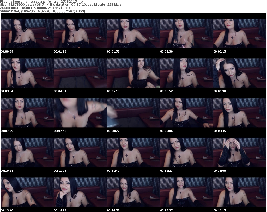 Download Or Stream File: myfreecams jessydiazz 25 August 2015