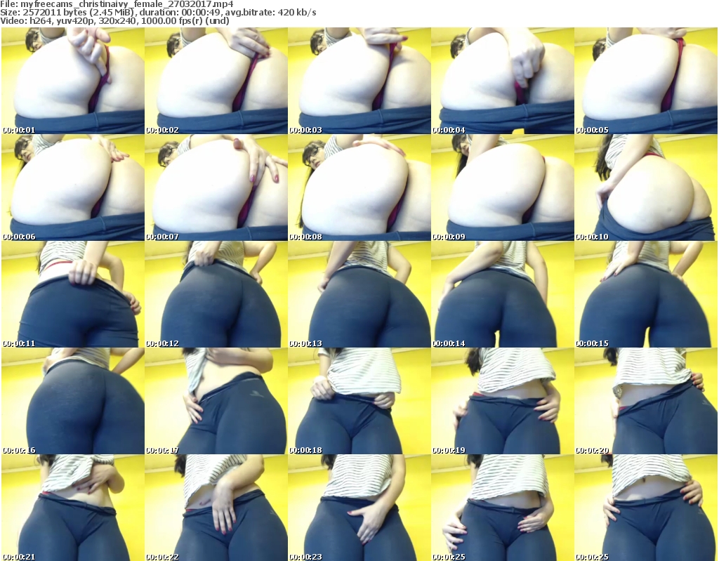 Download Or Stream File: myfreecams christinaivy 27 March 2017