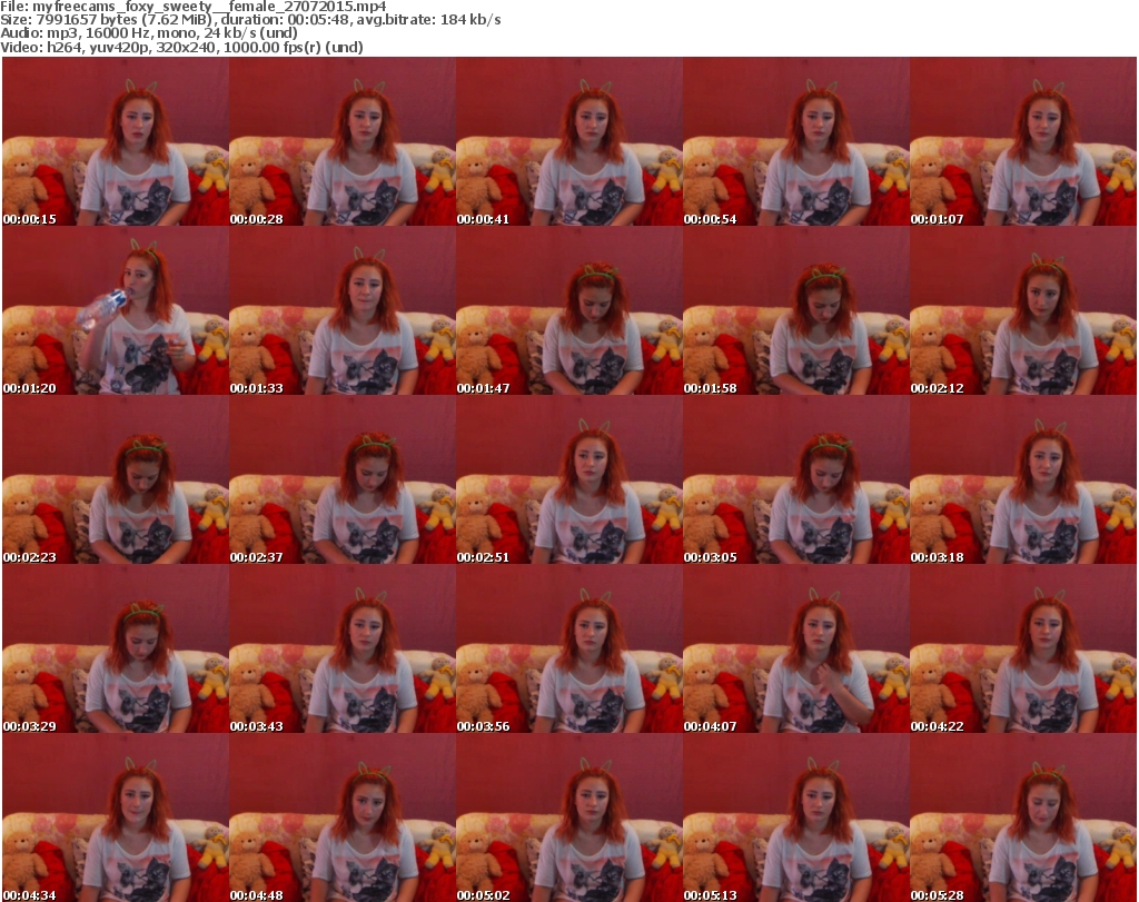 Download Or Stream File: myfreecams foxy sweety  27 July 2015