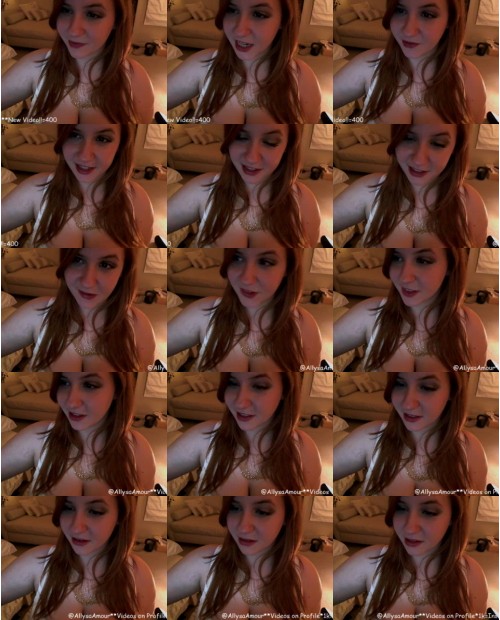 Download Video File: myfreecams allysaamour