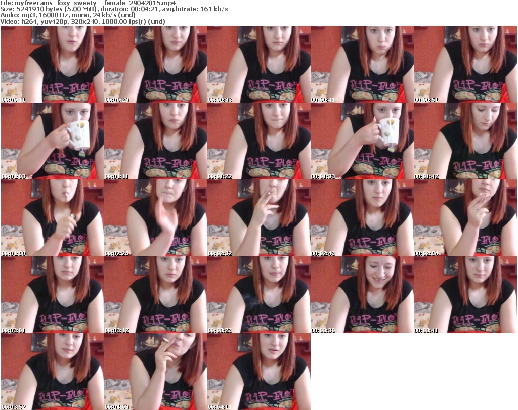 Download Or Stream File: myfreecams foxy sweety  29 April 2015