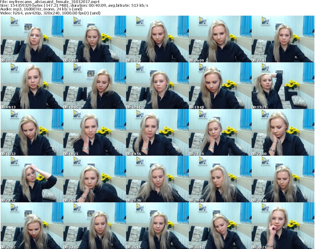 Download Or Stream File: myfreecams aliciasaint 31 January 2017