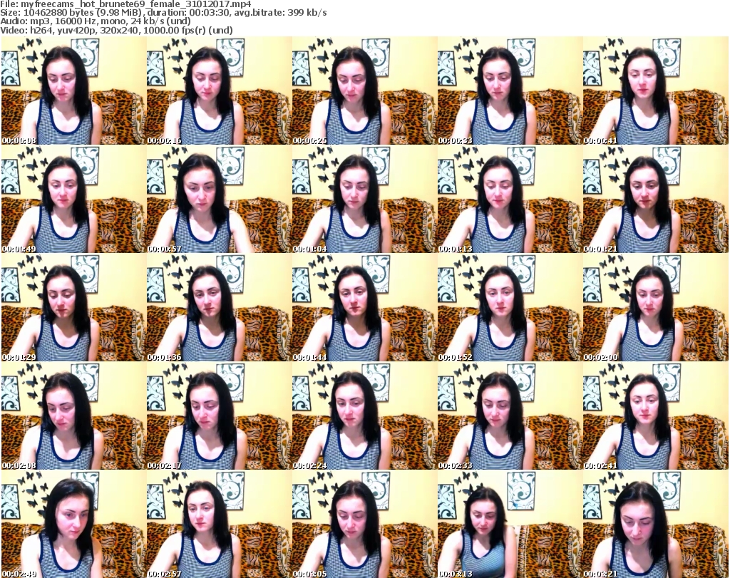 Download Or Stream File: myfreecams hot brunete69 31 January 2017